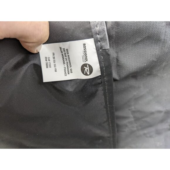 Rossignol Ski Travel Bag Black With Gray Logo 76" x 12" - Picture 7 of 9